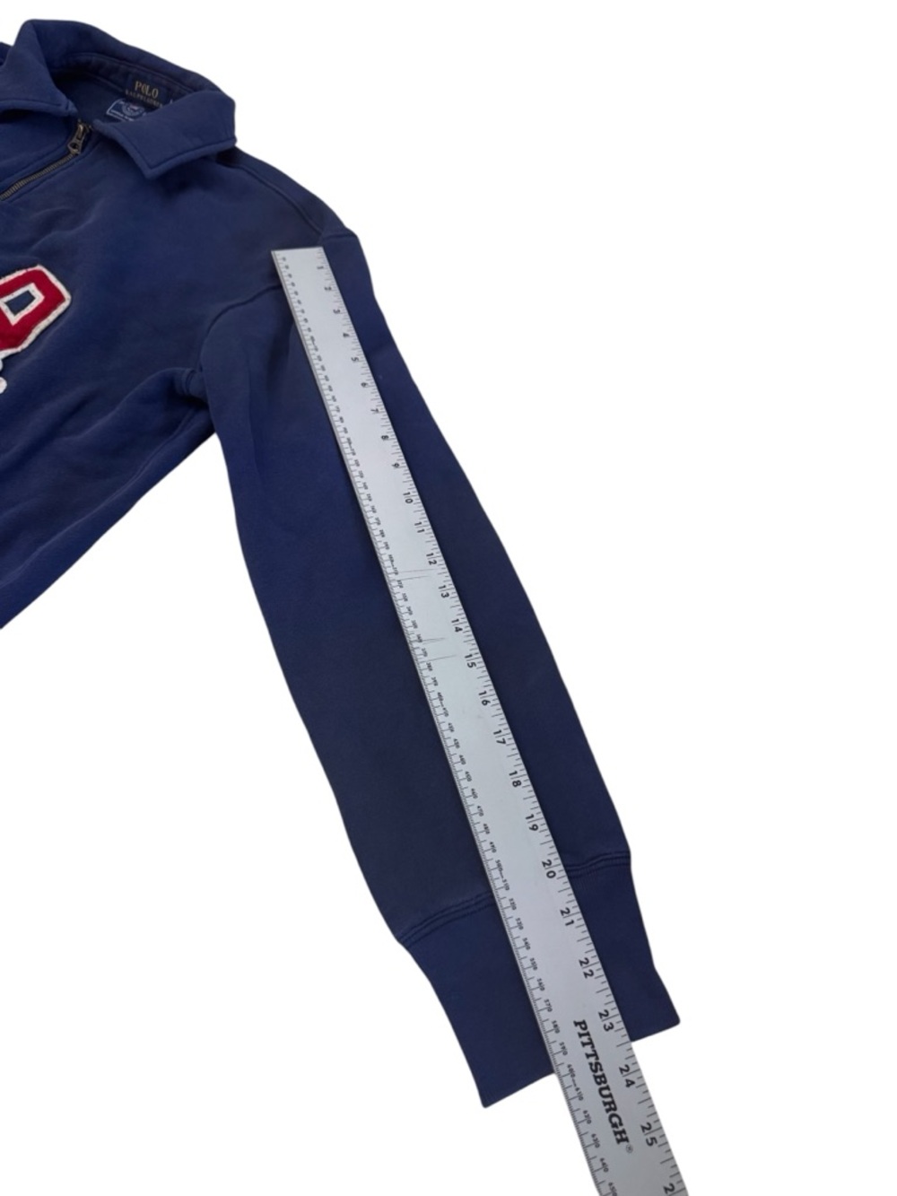Polo Ralph Lauren USA Quarter Zip Fleece Pullover Large 2016 Olympic - Picture 6 of 9